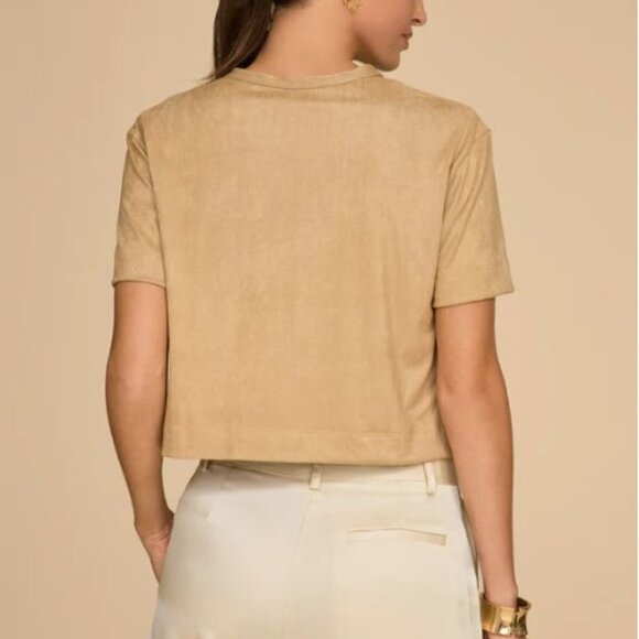 Suede Tan Top Size Small from the Noli Shop. - Picture 2 of 4